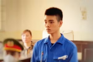 Phạm Hoàng My tại phiên tòa (ảnh: Tiến Tầm) 