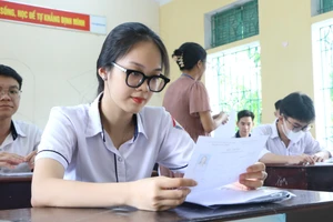 Thí sinh thi tốt nghiệp THPT năm 2023. Ảnh minh họa: Khôi Nguyên.