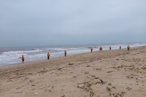 Lực lượng chức năng đang tổ chức tìm kiếm ngư dân bị mất tích.