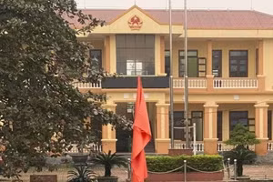 Trụ sở UBND xã Vạn Ninh nơi bà Hà Thị Huyền Trang công tác.