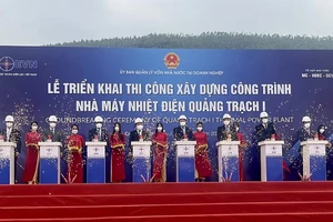 Lễ triển khai thi công xây dựng công trình Nhà máy Nhiệt điện Quảng Trạch I.