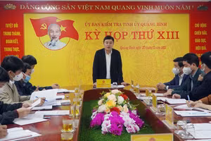 Ủy ban Kiểm tra Tỉnh ủy Quảng Bình tổ chức kỳ họp thứ 13, xem xét, kỷ luật nhiều cán bộ, Đảng viên vi phạm quy định.