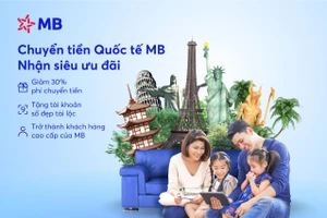 Chuyển tiền quốc tế MB nhận siêu ưu đãi.