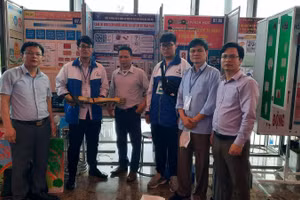 Đoàn Bắc Ninh tại cuộc thi Khoa học kỹ thuật cấp quốc gia học sinh trung học năm học 2020 – 2021.