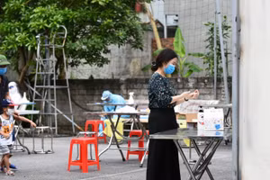 Thực hiện duy trì cách ly 3 lớp chặt chẽ đối với xã Việt Lập. (Ảnh minh họa).