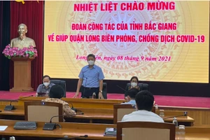  Phó Chủ tịch UBND TP. Hà Nội Nguyễn Mạnh Quyền phát biểu tại buổi gặp mặt.