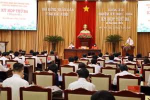 Quang cảnh Kỳ họp thứ 3, HĐND tỉnh Bắc Ninh khoá XIX (nhiệm kỳ 2021 – 2026).