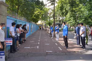 Đảm bảo an ninh trật tự, ATGT tại khu vực điểm thi. (Ảnh minh họa).