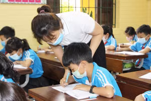 Học sinh Bắc Ninh sẽ tạm nghỉ học từ hôm nay 6/5 đến 9/5. (Ảnh Đăng Chung).