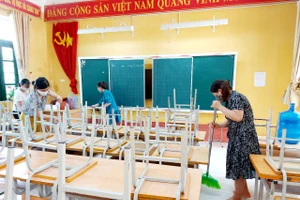 Trường học Bắc Giang tăng cường các biện pháp phòng chống dịch, sẵn sàng cho năm học mới.