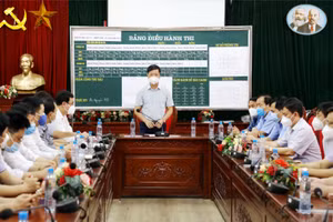 Phó Chủ tịch UBND tỉnh Bắc Ninh Đào Quang Khải phát biểu tại buổi làm việc.