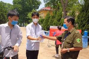 Thí sinh Bắc Giang dự thi vào lớp 10 năm học 2021 -2022.