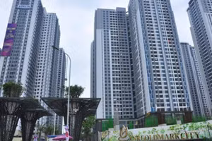 Khu vực tòa nhà Goldmark City nơi xảy ra sự việc.