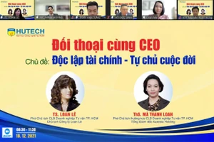 Hai diễn giả chính trong chương trình đối thoại cùng CEO.