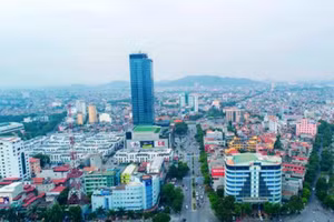 Một góc thành phố Thanh Hóa. 