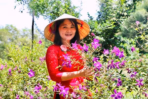 Nữ nhà báo Lê Tường Vân.