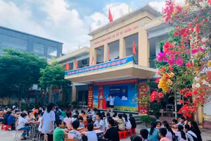 Hoạt động của CLB Trại hè Tiếng Anh tại Trường THCS Cù Chính Lan.