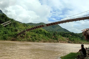 Đoạn sông Mã qua xã Phú Xuân, huyện Quan Hóa, tỉnh Thanh Hóa.