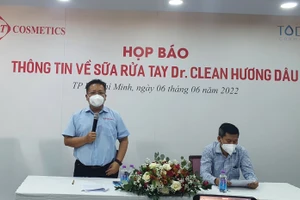 Ông Dương Phạm Quý Thanh thông về sản phẩm Dr.Clean Hương dâu không đạt chất lượng.