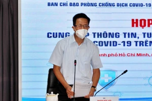 Ông Phạm Đức Hải thông tin tại buổi họp báo.