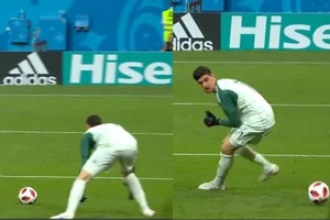 Sai lầm ngớ ngẩn của Courtois ở vòng loại Euro 2020