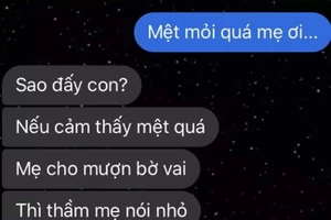 Ôn thi căng thẳng, nam sinh nhắn tin làm nũng mẹ nhưng nhận được câu trả lời phũ phàng