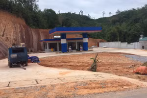 Dự án Cửa hàng xăng dầu Nà Hỳ được triển khai khi chưa chuyển đổi mục đích sử dụng đất.
