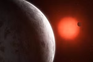 Sao lùn đỏ GJ 887 và các hành tinh.