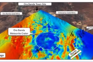 Phát hiện hố thiên thạch 100 triệu năm tuổi