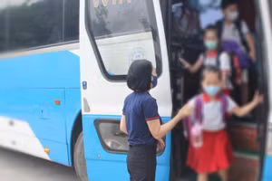 Học sinh Trường Tiểu học Đoàn Thị Điểm. Ảnh: Website nhà trường