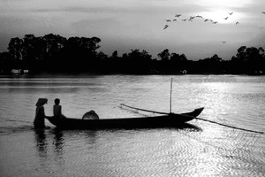  Bài “Thương vợ” được mở đầu bằng cái vòng thời gian khép kín “quanh năm” của người đàn bà buôn bán, tảo tần và gói trong một không gian nhỏ hẹp “mom sông”. Ảnh minh họa