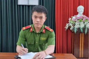 Chiến sĩ Lê Minh Khánh.