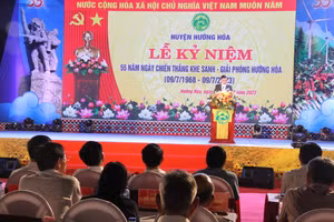 Quảng Trị tổ chức trọng thể Lễ kỷ niệm 55 năm Ngày chiến thắng Khe Sanh.