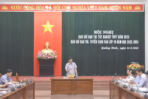 Hội nghị Ban chỉ đạo thi tốt nghiệp THPT năm 2023 tỉnh Quảng Bình.