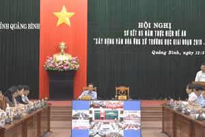 Quảng Bình tổ chức Hội nghị sơ kết 5 năm thực hiện Đề án “Xây dựng văn hóa ứng xử trường học giai đoạn 2018-2025”.