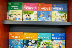 Sách giáo khoa lớp 3 mới do Nhà xuất bản Giáo dục Việt Nam phát hành. Ảnh: NXBGDVN