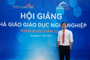 Giảng viên Phạm Ngọc Cương, Trường Cao đẳng Y tế Hưng Yên. Ảnh: NVCC.