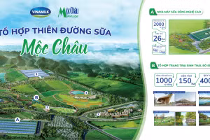 Mộc Châu Milk và Vinamilk khởi công dự án “Tổ hợp thiên đường sữa Mộc Châu”