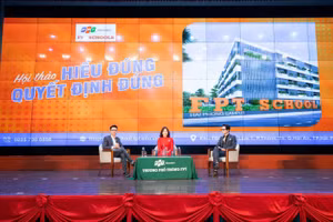 Hội thảo của Trường THCS và THPT FPT Hải Phòng đã thu hút đông đảo phụ huynh, học sinh tham gia