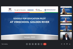 Hợp tác với Google và Samsung, Vinschool ứng dụng công nghệ, nâng cao chất lượng dạy-học 