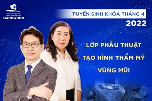 Đăng ký giữ suất khóa học: “Phẫu thuật tạo hình thẩm mỹ vùng mũi” tháng 04/2022