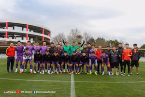 Đội tuyển Việt Nam có tâm lý thoải mái trước thềm trận đấu với Nhật Bản.