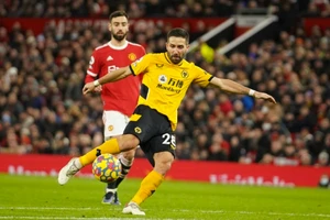 Joao Moutinho ghi bàn thắng duy nhất vào lưới Man Utd hôm 4/1.