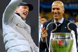 Thomas Tuchel vượt qua thành tích của Zinedine Zidane ở Champions League.
