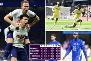 Chelsea có thể bị các địch thủ Arsenal và Tottenham đá văng khỏi top 4 Ngoại hạng Anh.