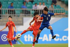 Tiền đạo Nguyễn Văn Tùng được vinh danh trong Top 5 bàn thắng đẹp nhất vòng bảng giải U23 châu Á.