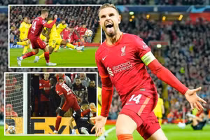 Liverpool đặt một chân vào chung kết Champions League khi hạn Villarreal 2-0 ở lượt đi bán kết.