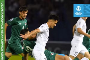 Đã xác định được 2 đội vào bán kết giải U23 châu Á