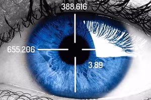 Phân tích chuyển động của mắt có thể phát hiện được lời nói "gian" hay "ngay". Ảnh: Slashgear.