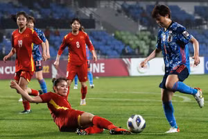 Thi đấu quả cảm nhưng các cô gái áo đỏ vẫn thua Nhật Bản ở lượt trận thứ hai.